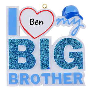 Personalized Christmas Ornament BIG BROTHER/SISTER