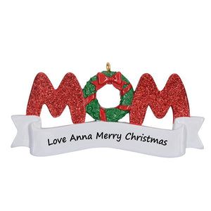 Personalized Christmas Ornament MOM/DAD