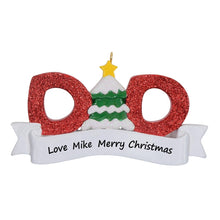Load image into Gallery viewer, Personalized Christmas Ornament Ornament Dad/Mom
