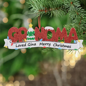 Customize Ornament Christmas Gift for New GRANDMA/GRANDPA