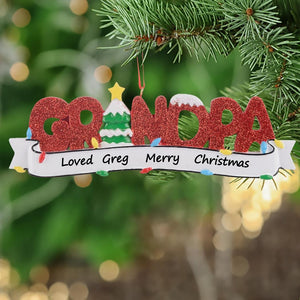 Personalized Christmas Ornament Ornament GRANDMA/GRANDPA