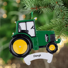 Load image into Gallery viewer, Teens&#39; Christmas Gift Personalized Ornament Tractor Red/Green/Blue
