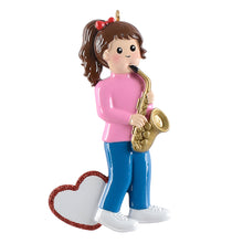 Load image into Gallery viewer, Personalized Christmas Gift Ornament for Saxophone Girl/Boy
