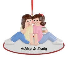 Load image into Gallery viewer, Personalized Christmas Ornament Best Friends &amp; Sisters
