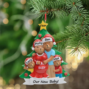 Personalized Christmas Gift for Pregenant Family
