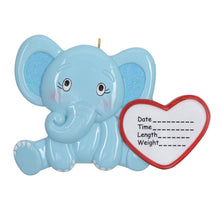 Load image into Gallery viewer, Maxora Personalized Ornament Baby Elephant
