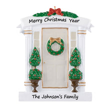 Load image into Gallery viewer, Personalized Christmas Gift for Moving to Our New Home Grey Door
