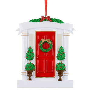 Personalized Christmas Ornament Our New Home Door R/BL/BK/LG/BR