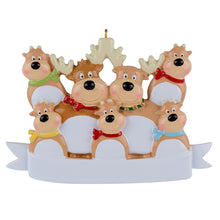 Load image into Gallery viewer, Personalized Ornament Christmas Gift Reindeer Family
