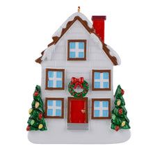 Load image into Gallery viewer, Personalized Christmas Ornament Holiday House Family
