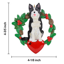 Load image into Gallery viewer, Personalized Christmas Ornament Pet  Dog Border Collie
