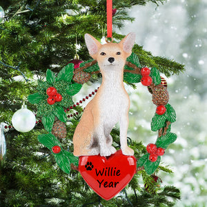Personalized Christmas Ornament Pet  Dog Chihuahua