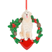 Load image into Gallery viewer, Personalized Christmas Gift for Pet Golden Retriever Ornament
