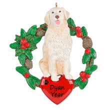 Load image into Gallery viewer, Personalized Christmas Ornament Pet Golden Retriever

