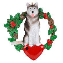 Load image into Gallery viewer, Personalized Christmas Gift Pet Ornament Siberian Husky
