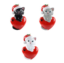 Load image into Gallery viewer, Personalized Pet Cat Gift Christmas Ornament Cute Kitty Wht/Bk/Gry
