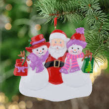 Load image into Gallery viewer, Maxora Personalized Holiday Gift Christmas Decoration Ornament Snow Ladies &amp; Santa
