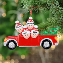 Load image into Gallery viewer, Personalized Christmas Ornament Christmas Tree Pickup Family

