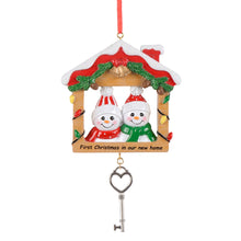 Load image into Gallery viewer, Personalized Gift Christmas Ornament First Christmas in Our New Home Family 2
