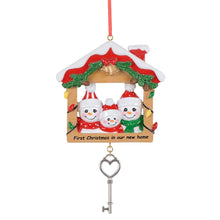 Load image into Gallery viewer, Personalized Christmas Gift Ornament First Christmas in Our New Home Family
