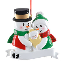 Load image into Gallery viewer, Personalized Christmas Ornament New Parents
