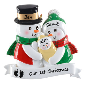 Customize Ornament Christmas Gift for New Parents 2024