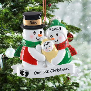 Customize Ornament Christmas Gift for New Parents 2024