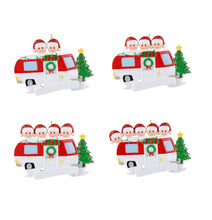 Load image into Gallery viewer, Customized Christmas Gift Ornament RV Trailer Family
