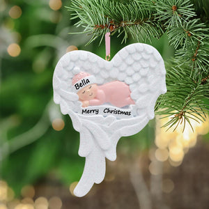 Personalized Christmas Gift Holiday Decoration Ornament Baby Girl Memorial