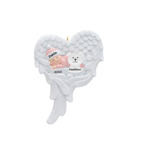 Maxora Personalized Baby's Ornament Gift Baby Memorial Boy/Girl