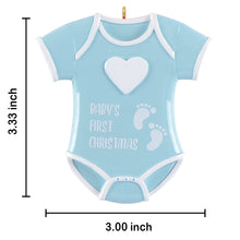Load image into Gallery viewer, Customize Gift for Baby&#39;s First Christmas Baby onesie Boy/Girl
