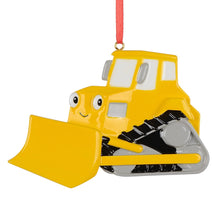 Load image into Gallery viewer, Christmas Ornament Personalized Ornament Gift for Kids Bulldozer
