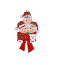 Load image into Gallery viewer, Christmas Gift Personalized Ornament Bow Family
