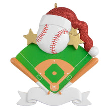 Load image into Gallery viewer, Personalized Ornament Custom Mr. Baseball Christmas Ornament
