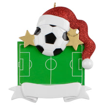 Load image into Gallery viewer, Personalized Christmas Ornament Custom Sports Keepsake Mr. Soccer
