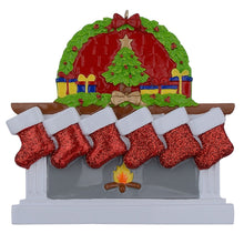 Load image into Gallery viewer, Personalized Family Ornament Christmas Tree Decoration Ornament Fireplace stockings Family
