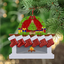 Load image into Gallery viewer, Personalized Family Ornament Christmas Tree Decoration Ornament Fireplace stockings Family
