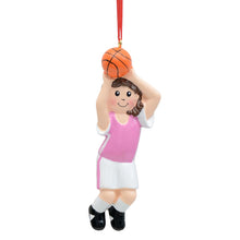 Load image into Gallery viewer, Personalized Christmas Sport Ornament Basketball Girl/Boy
