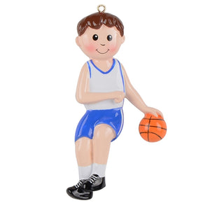 Personalized Christmas Sport Ornament Basketball Girl/Boy