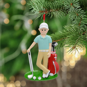 Personalized Christmas Sport Ornament Golf Boy/Girl