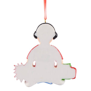 Playing Game Ornament Gift Personalized Christmas Ornament Gamer Boy