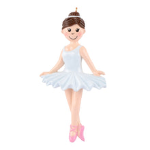 Load image into Gallery viewer, Personalized Christmas Sport Ornament Ballerina Girl Different Color Options
