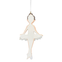 Load image into Gallery viewer, Personalized Christmas Sport Ornament Ballerina Girl Different Color Options
