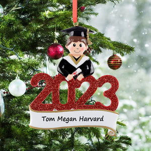 Personalized Gift 2024 Christmas Ornament Graduate Boy/Girl