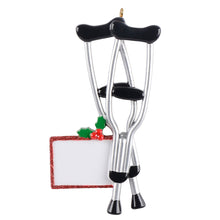 Load image into Gallery viewer, Personalized Spetial Gift Christmas Ornament Crutches
