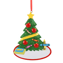 Load image into Gallery viewer, Personalized Christmas Ornament A+ Educator
