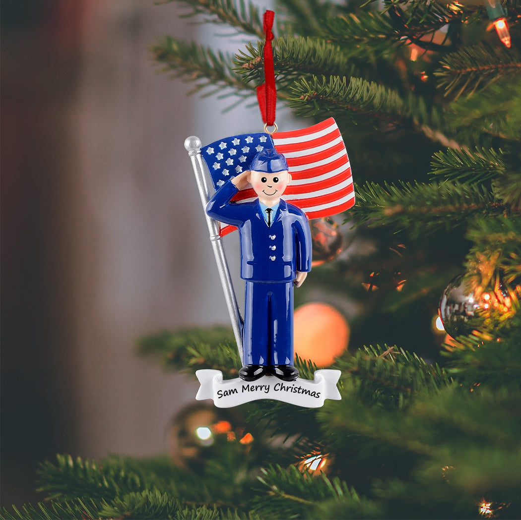 Personalized Air Force Ornament