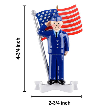 Personalized Air Force Ornament