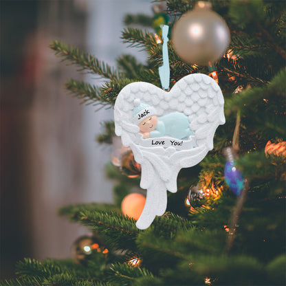 Personalized Baby Boy Memorial Ornament
