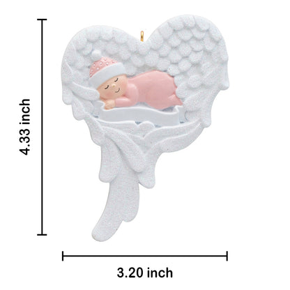 Personalized Baby Girl Memorial Ornament